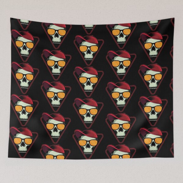 Item preview, Cool hip hop skeleton wearing glasses funny designed and sold by Pritam chamiyal.