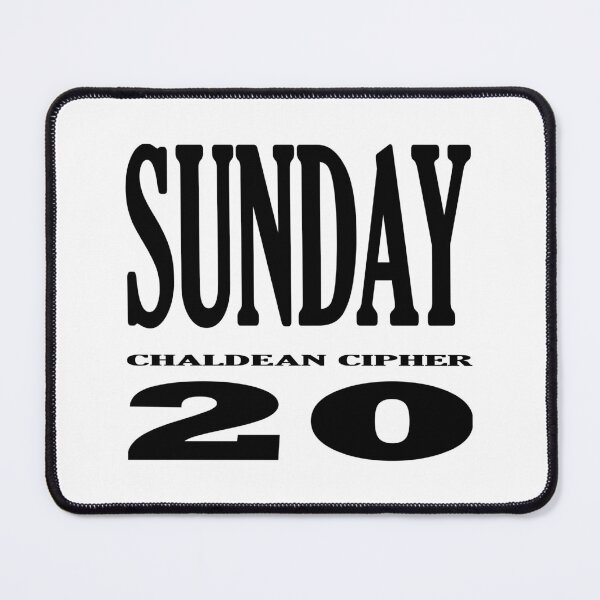 Item preview, Sunday designed and sold by Scrambledwords.