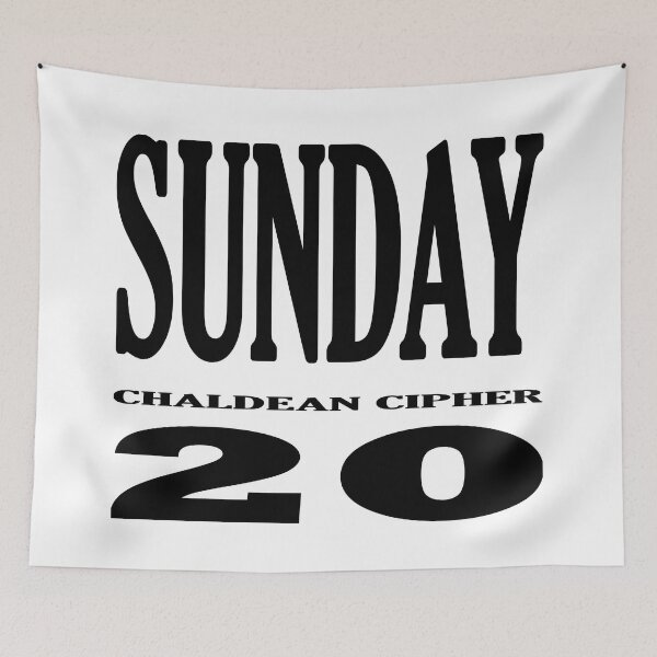 Item preview, Sunday designed and sold by Scrambledwords.