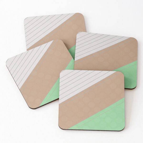 Item preview, Geometric Lines | Abstract Art Design | Diagonal | White, Brown and Olive Green designed and sold by Peaceful Lotus Home Design.