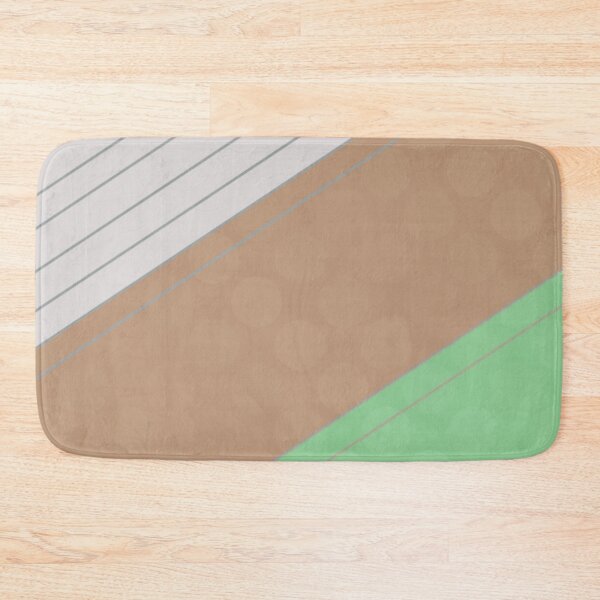 Item preview, Geometric Lines | Abstract Art Design | Diagonal | White, Brown and Olive Green designed and sold by Peaceful Lotus Home Design.