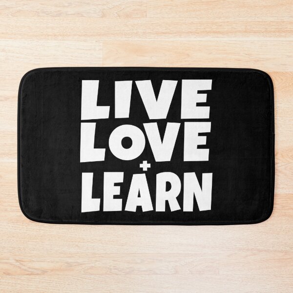 Item preview, Live Love and Learn Motivational Slogan designed and sold by Harlake.