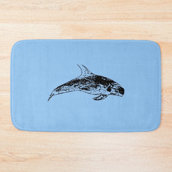 Item preview,  A Risso's (Rissos) Dolphin Black Design Painting Print designed and sold by designsasstultd.