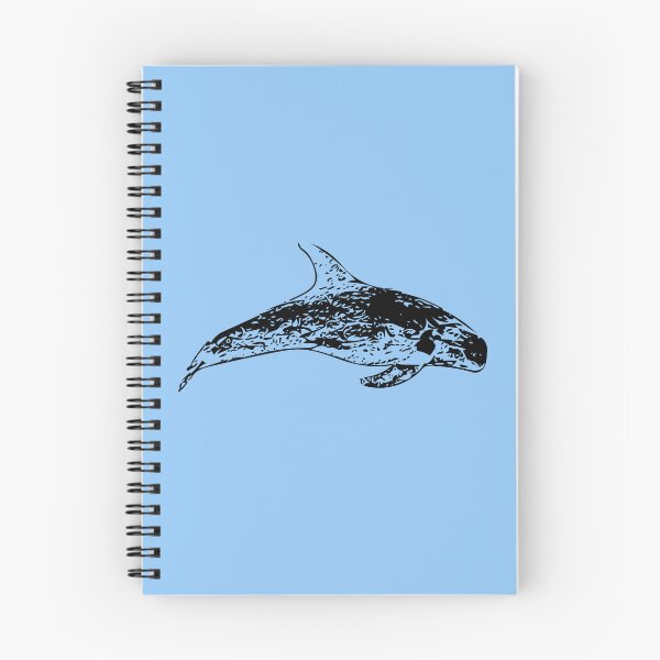 Item preview,  A Risso's (Rissos) Dolphin Black Design Painting Print designed and sold by designsasstultd.