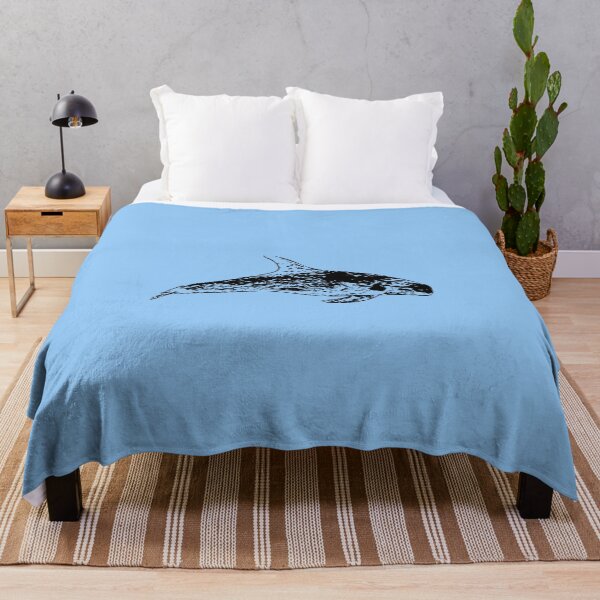 Item preview,  A Risso's (Rissos) Dolphin Black Design Painting Print designed and sold by designsasstultd.