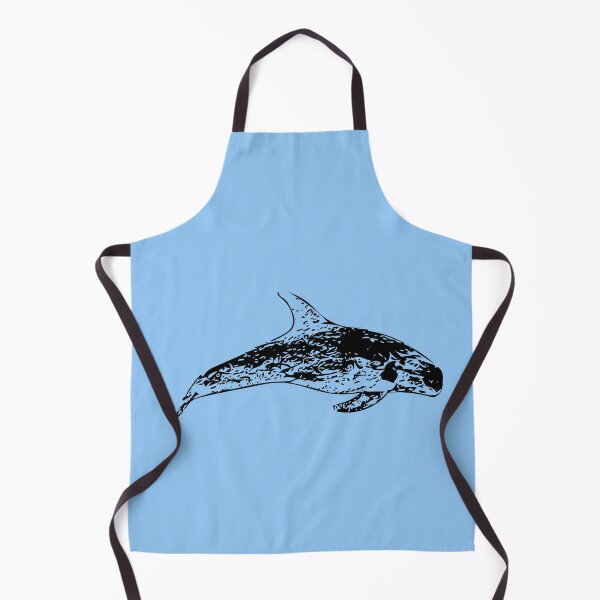 Item preview, A Risso's (Rissos) Dolphin Black Design Painting Print designed and sold by designsasstultd.