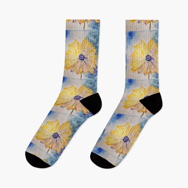 Item preview, Abstract sunflower  designed and sold by watercolorsLiz.