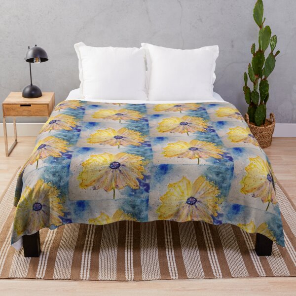 Item preview, Abstract sunflower  designed and sold by watercolorsLiz.