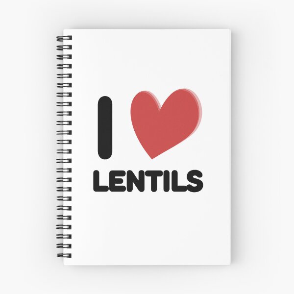Item preview, I Love Lentils designed and sold by I-Heart-Designs ❤❤❤❤❤.