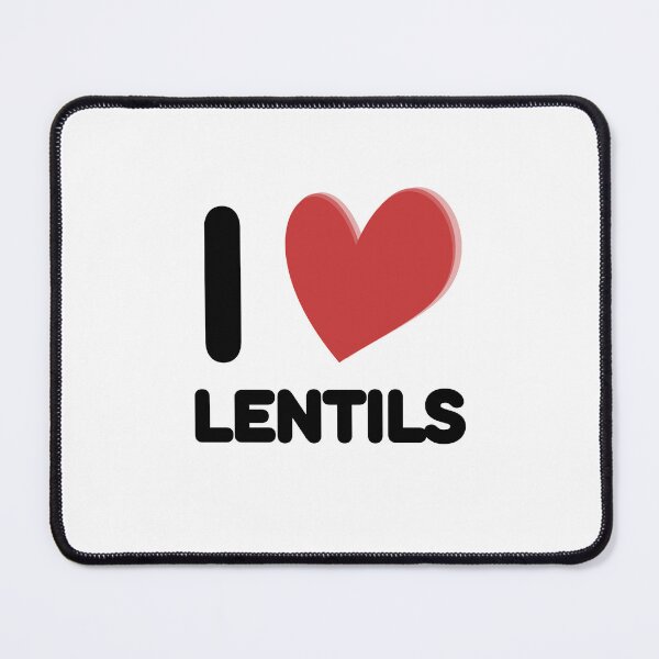 Item preview, I Love Lentils designed and sold by I-Heart-Designs ❤❤❤❤❤.