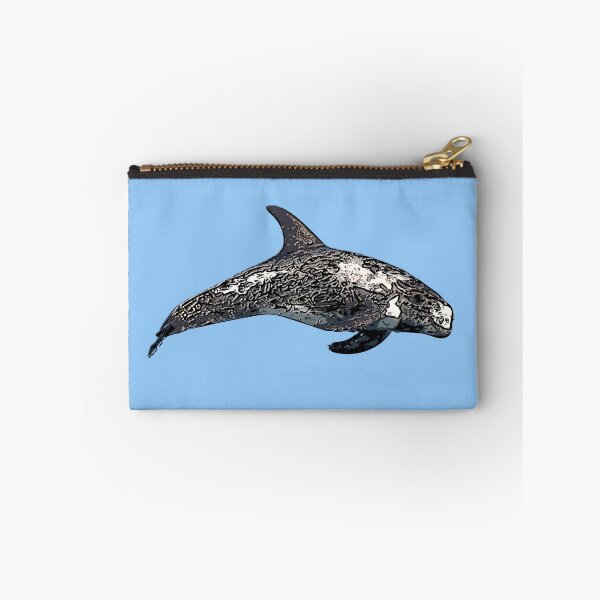 Item preview,  A Risso's (Rissos) Dolphin Black Alternate Design Painting Print designed and sold by designsasstultd.