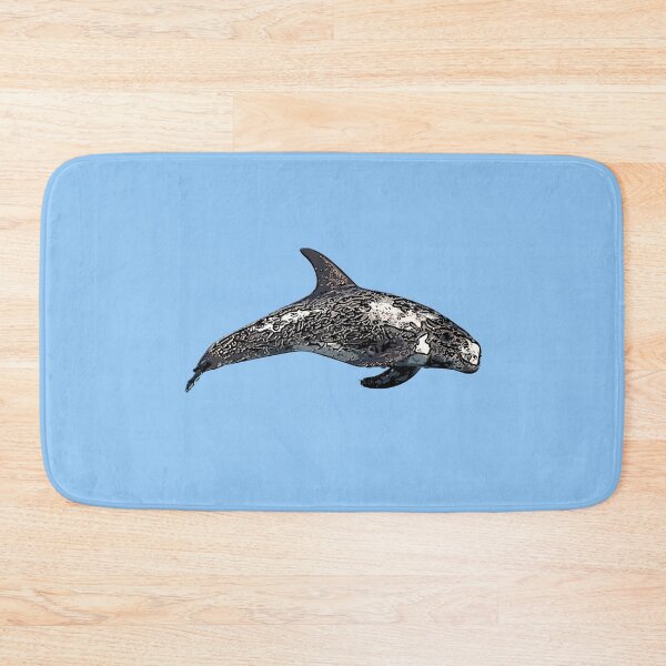 Item preview,  A Risso's (Rissos) Dolphin Black Alternate Design Painting Print designed and sold by designsasstultd.