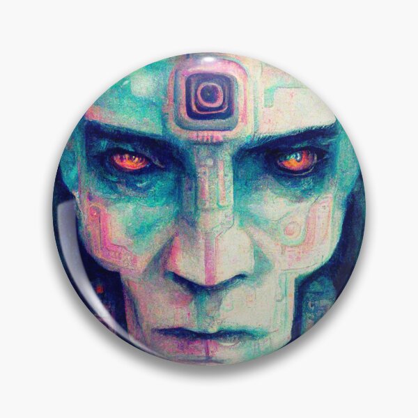 Item preview, Neon Aztec God - Neon Cyberpunk designed and sold by Design Raptor.