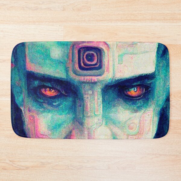 Item preview, Neon Aztec God - Neon Cyberpunk designed and sold by Design Raptor.