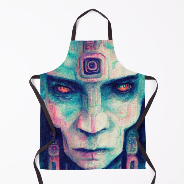 Item preview, Neon Aztec God - Neon Cyberpunk designed and sold by Design Raptor.