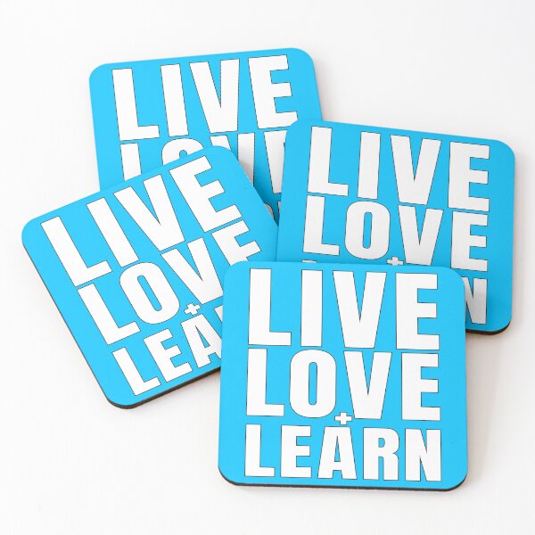 Item preview, Live Love and Learn Motivational Slogan Life Motto designed and sold by Harlake.