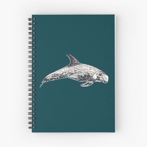 Item preview, A Risso's (Rissos) Dolphin White Alternate Design Painting Print designed and sold by designsasstultd.