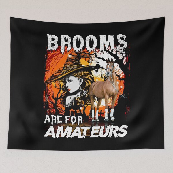 Item preview, Brooms are for amateurs halloween funny witch pumpkin designed and sold by elizabethdawnn.