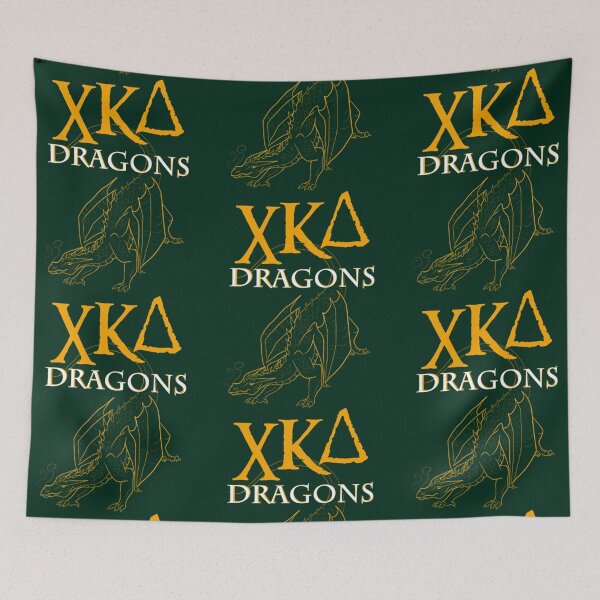 Item preview, Chi Kappa Delta Dragons (gold and white)   designed and sold by teesbyemily.