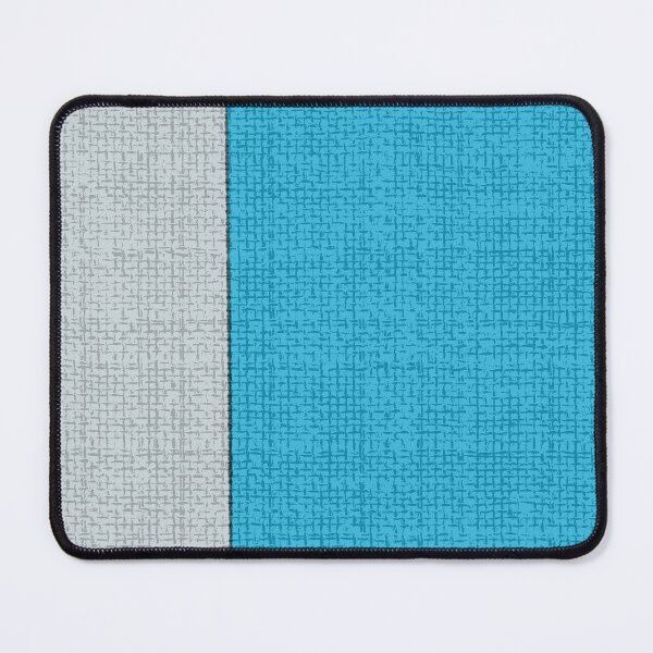Item preview, Geometric Lines | Abstract Art Design | Ocean Blue and Silver designed and sold by Peaceful Lotus Home Design.