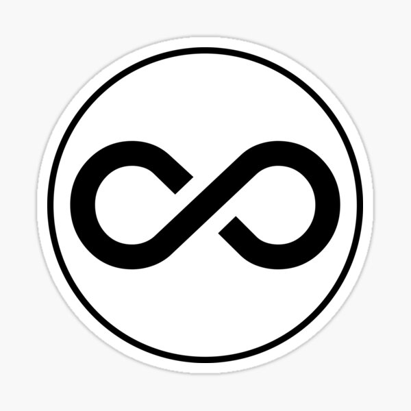 "Infinity sign" Sticker for Sale by IdeasForArtists Redbubble