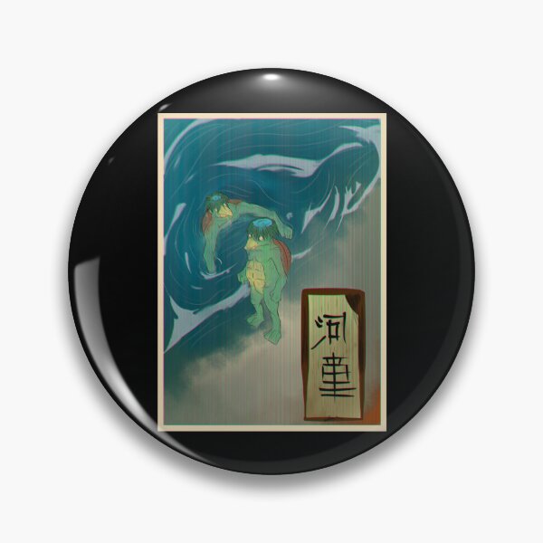 Item preview, Kappas in the style of Ukiyo-e   designed and sold by teesbyemily.