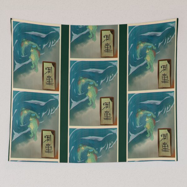 Item preview, Kappas in the style of Ukiyo-e   designed and sold by teesbyemily.