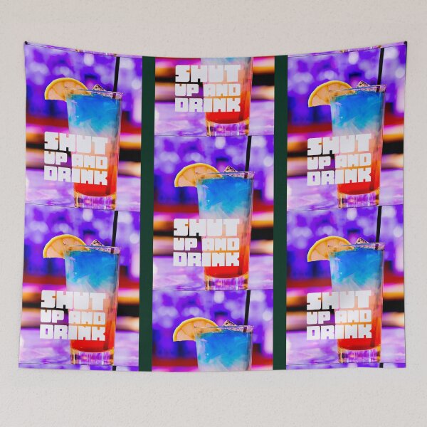 Item preview, SHUT UP _amp_ DRINK Premium  designed and sold by teesbyemily.