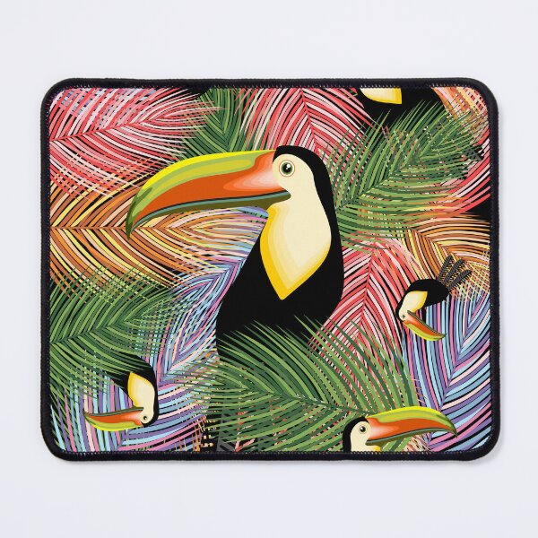 Item preview, Toucans on the Jungle Exotic Summer Pattern designed and sold by BluedarkArt.