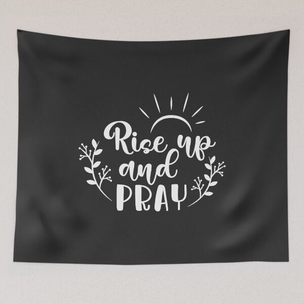 Item preview, Christian Design - Rise Up and Pray designed and sold by simplydesignart.