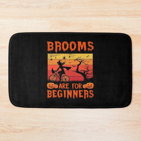Item preview, Brooms Are For Beginners halloween spooky vintage witch designed and sold by elizabethdawnn.