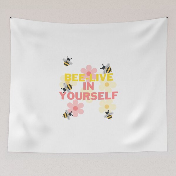 Item preview, Bee-lieve in yourself - motivational designed and sold by PellSilversmith.