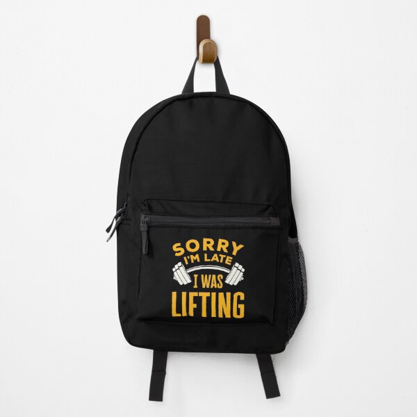 Item preview, Sorry I'm Late I Was Lifting Funny Workout Weightling designed and sold by jaygo.