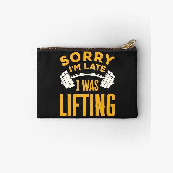 Item preview, Sorry I'm Late I Was Lifting Funny Workout Weightling designed and sold by jaygo.