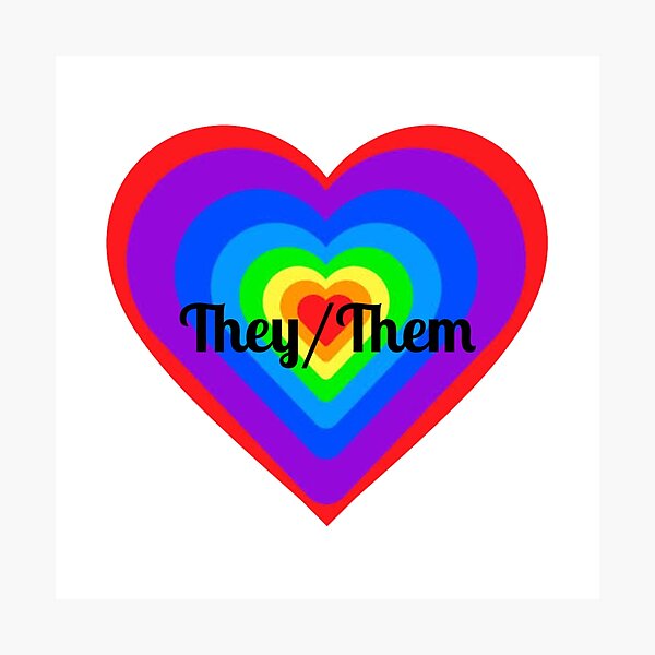 Item preview, They/Them Gender Identity  designed and sold by Jemma Roberts.