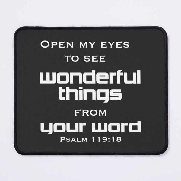 Item preview, Christian Design - Open my Eyes to See Wonderful Things - Psalm 119 designed and sold by simplydesignart.