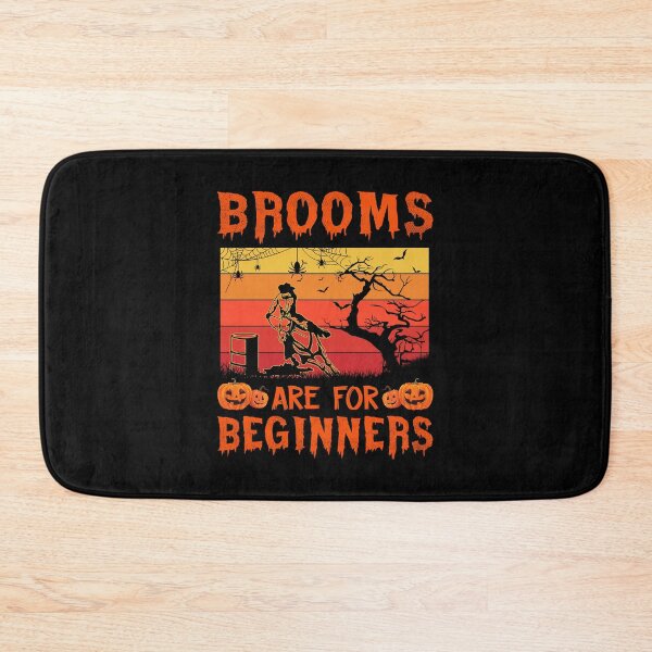 Item preview, Brooms Are For Beginners Barrel Racer halloween spooky vintage witch designed and sold by elizabethdawnn.