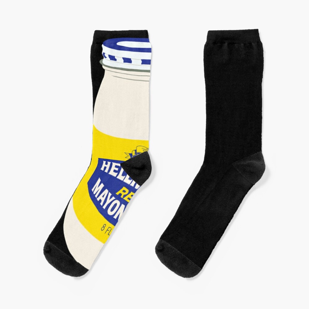 Mayonnaise Socks Mayo Socks Novelty Socks Condiment Socks