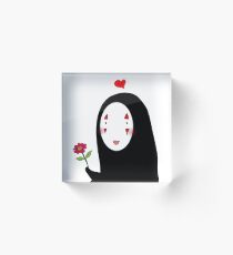 Bloque acrílico Kaonashi: Sé mi San Valentín