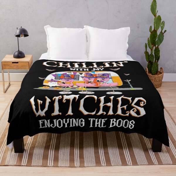 Item preview, Chillin' With My Witches Enjoying The Boos halloween party ghost funny cute designed and sold by elizabethdawnn.