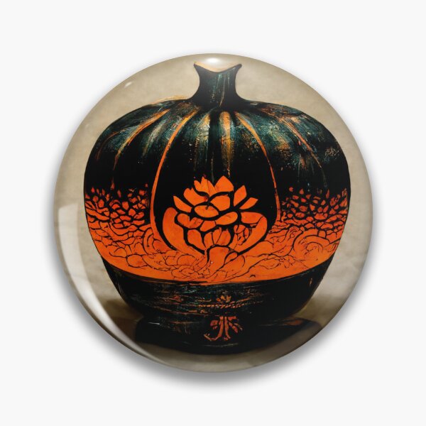 Item preview, ScreenPrint Pumpkin Flower designed and sold by AndrewJStephens.