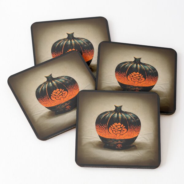 Item preview, ScreenPrint Pumpkin Flower designed and sold by AndrewJStephens.
