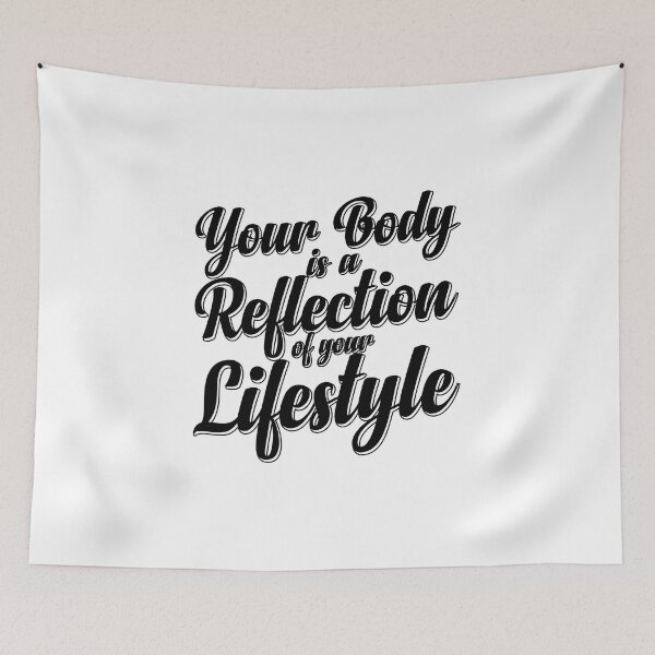 Item preview, Your Body is a Reflection of yours Lifestyles designed and sold by AdventArt.