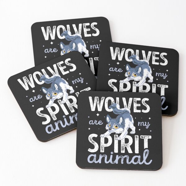 Item preview, Wolves Are My Spirit Animal Wolf Lover designed and sold by lanynx design.