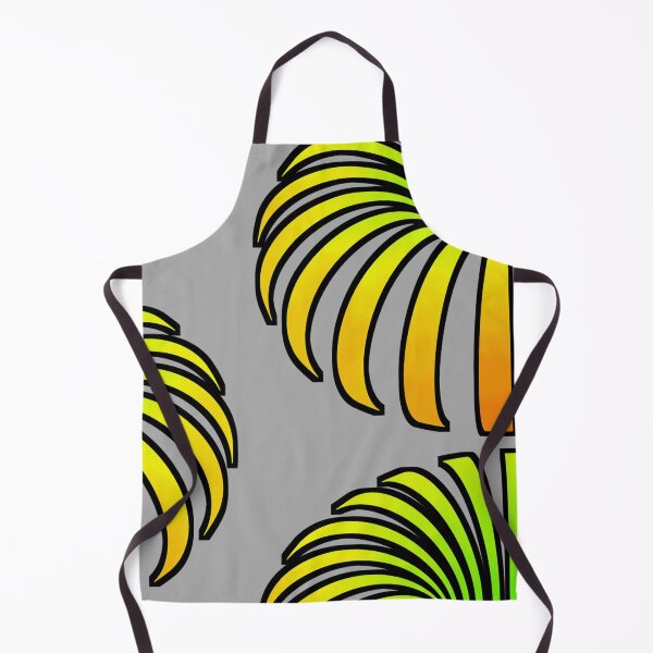 Item preview, Tropical optical illusion flower botanical foliage green lemon yellow rainbow plant banana designed and sold by IMNIUM.