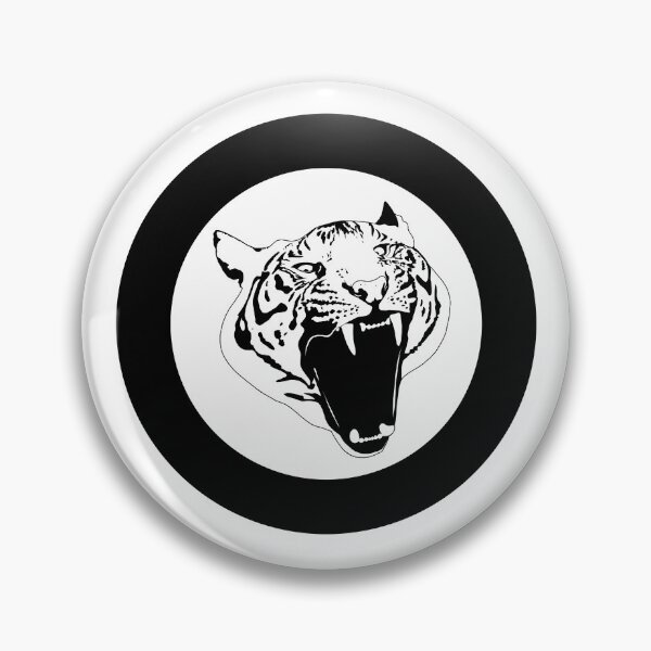 Item preview, Powerful Tiger Line Drawing designed and sold by MoonLitFox.