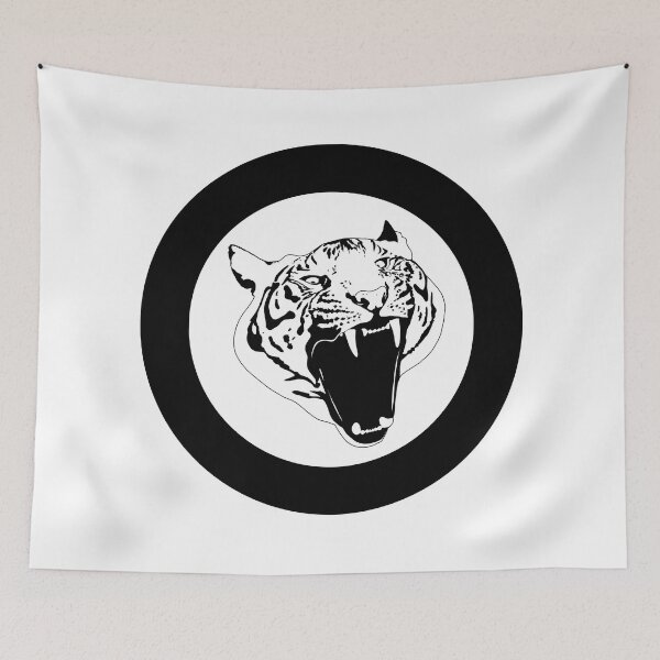 Item preview, Powerful Tiger Line Drawing designed and sold by MoonLitFox.