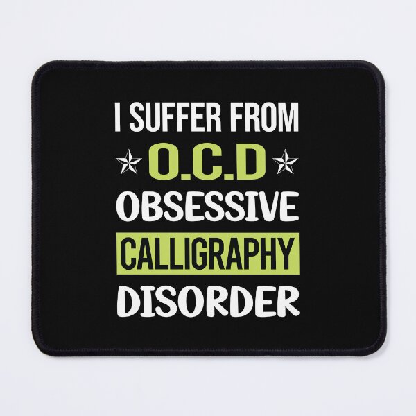 Item preview, Obsessive Love Calligraphy Calligrapher Handwriting Lettering designed and sold by GobblesBeverley.