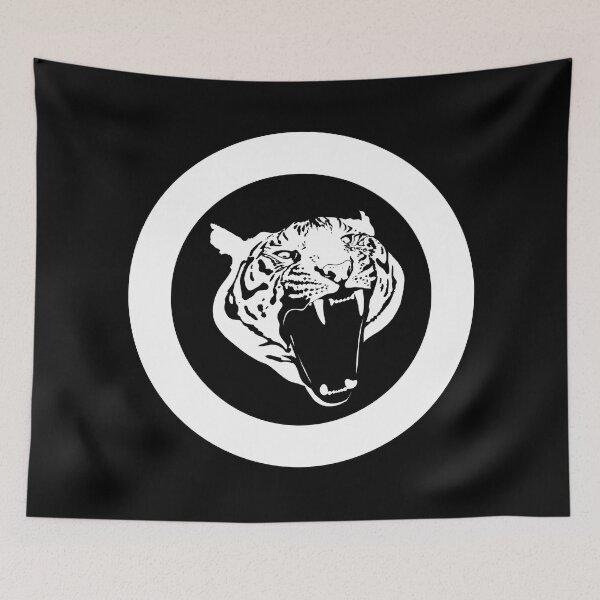 Item preview, Powerful Tiger Line Drawing designed and sold by MoonLitFox.