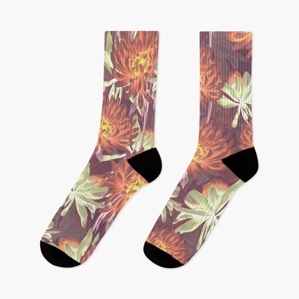Item preview, Neon Aster Flower Pattern 03 designed and sold by AlokeDesigns.